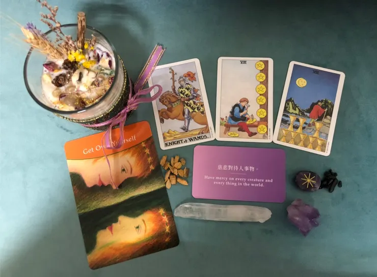 偉特塔羅+簡單答案+hoho卡