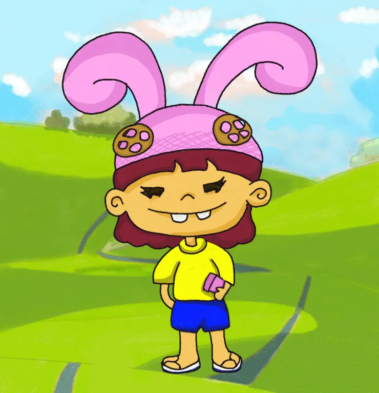 兔女孩上色版+背景