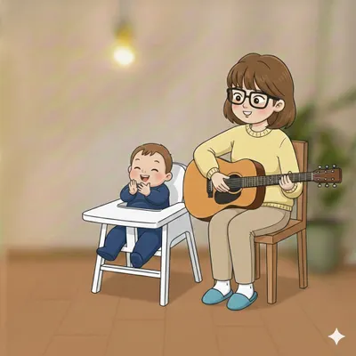 奶奶沒學完的吉他，孫子的第一場演唱會