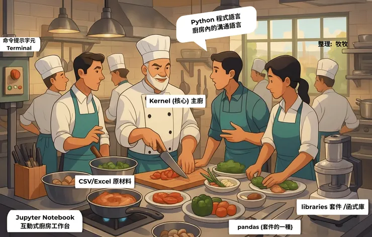 資料廚房，開灶！