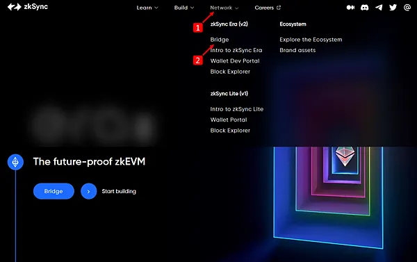 zkSync|使用以太坊主網跨鏈,進入zkSync Era生態系教學 (Layer1 bridge to Layer2)