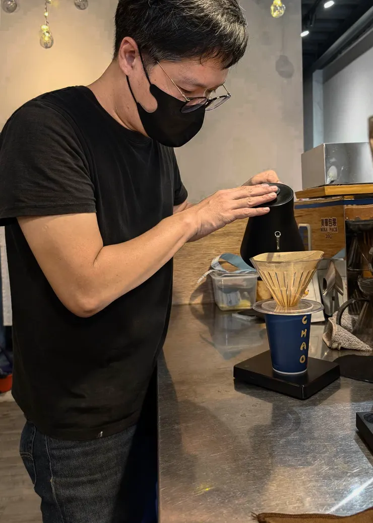 ▲自大學開始，林彥村就跟咖啡結下緣分。林彥村提供