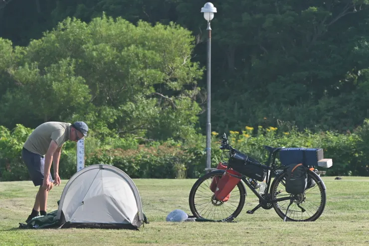 來禮文島露營非常安全/攝影:NANA濕婦