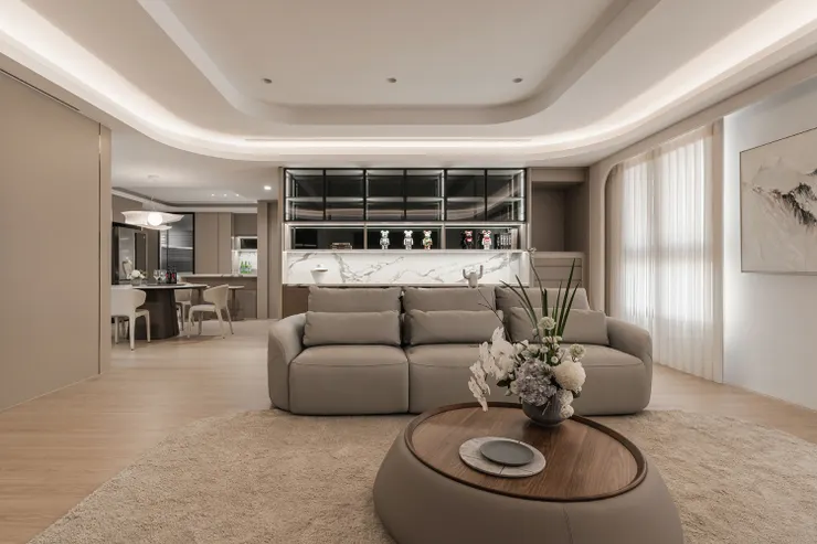 現代神明廳作品設計:帝景苑,點我觀看完整作品