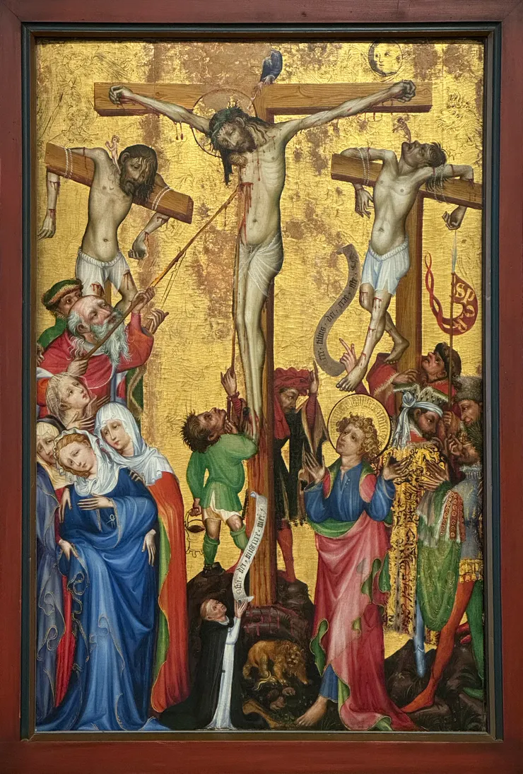 SCHADEBERG Hermann?, «Crucifixion au dominicain», 1410-1415