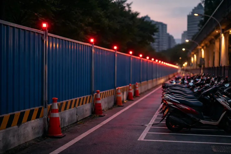 施工的道路 - AI