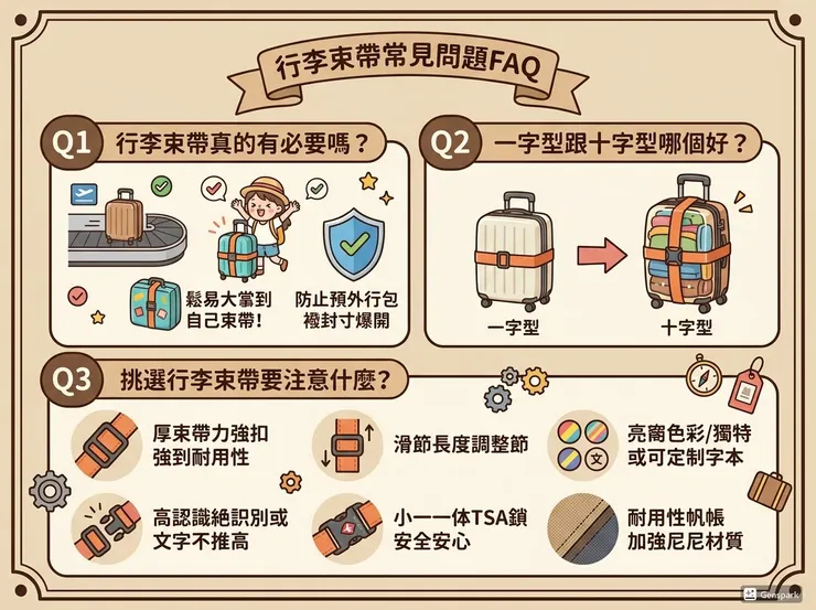 行李束帶常見問題FAQ