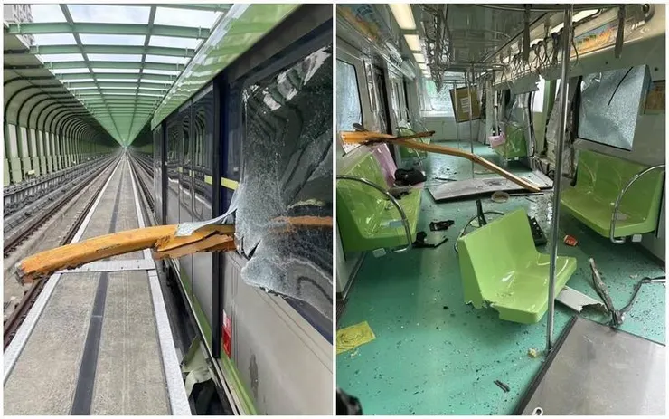 中捷事件意外發生好列車最終樣貌(照片來源:網路報捨)