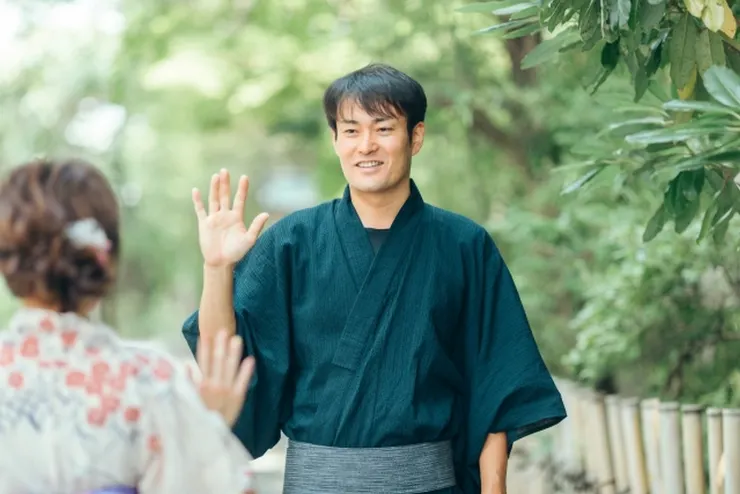 打招呼 (圖片來自photo-ac)