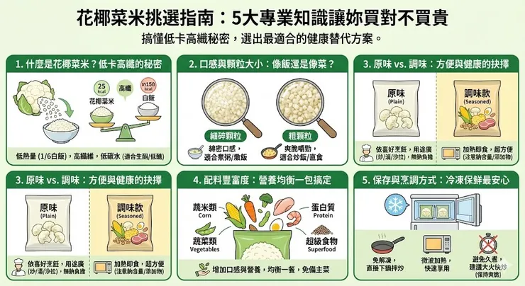 花椰菜米挑選指南