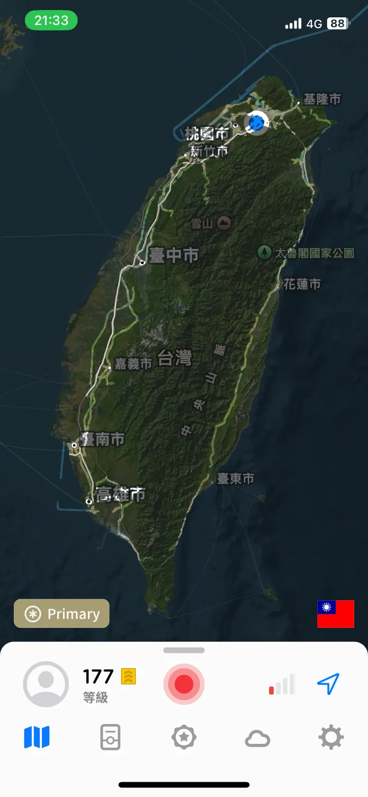 世界迷霧-順利繞了一圈又回到台北了