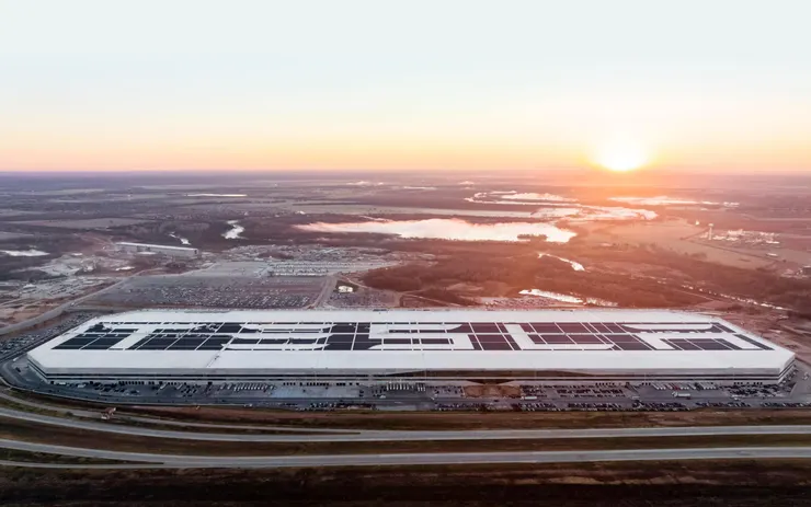 Tesla Gigafactory Texas 空拍照