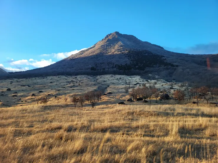 日本大分-由布岳