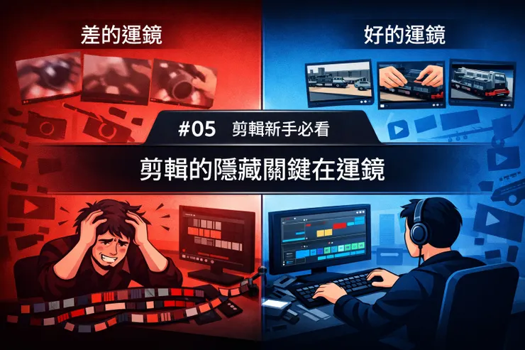 剪輯順暢的關鍵在好的運鏡