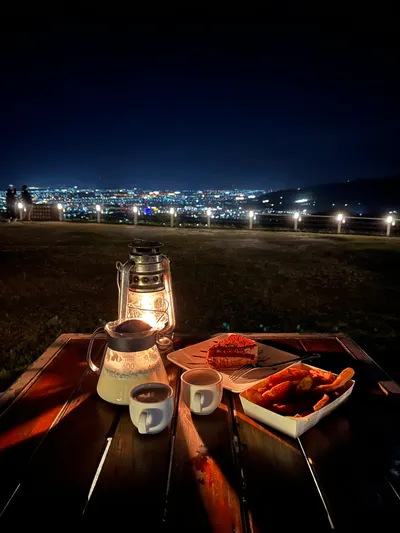 難忘的星星部落景觀咖啡廳