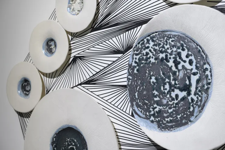 王淑燕〈635〉作品局部 攝影：王世邦