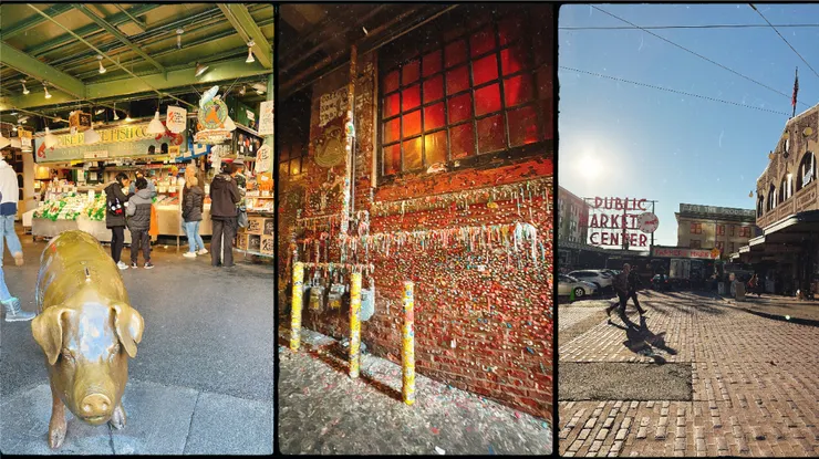 Piggy｜口香糖牆｜照片右邊建築內便是推薦的Storyville Coffee