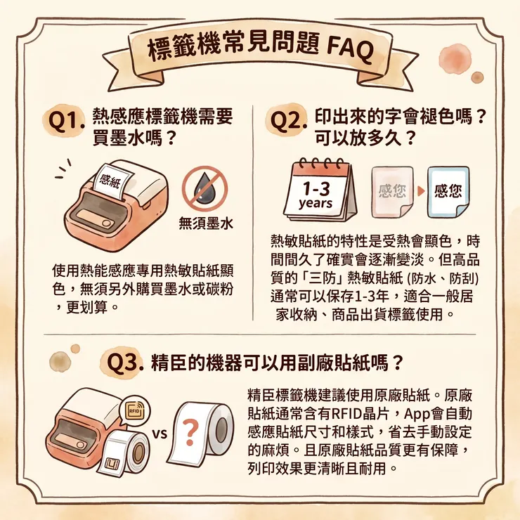 標籤機常見問題FAQ