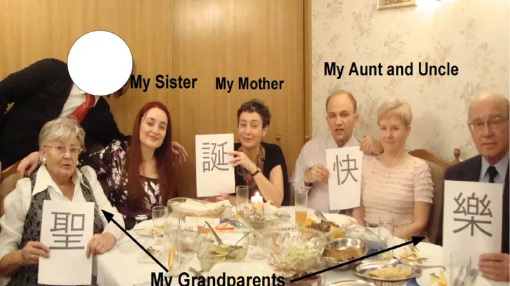 2013 年的聖誕，收到 M 傳來的禮物之一。