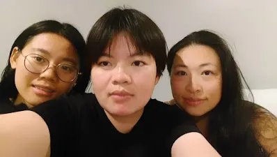 真兩岸三地的朋友，見面都跨好幾個海