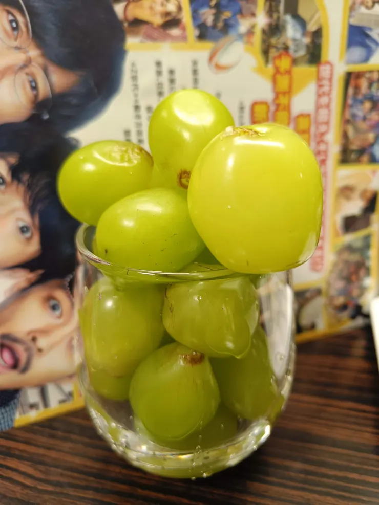 山形縣產的麝香葡萄真的太好吃了