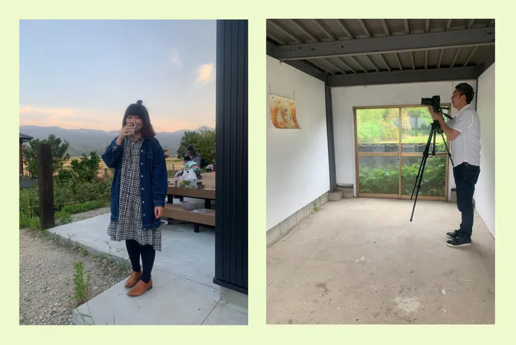 在日本駐村的cincin和她的作品