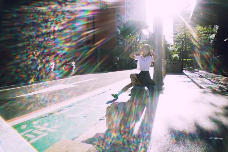 很奇妙的彩虹耀光