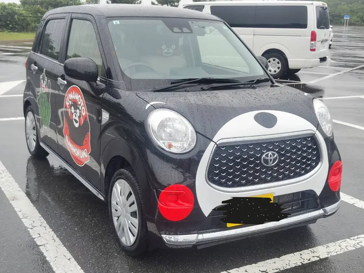 這次去熊本自駕開的熊本熊車車