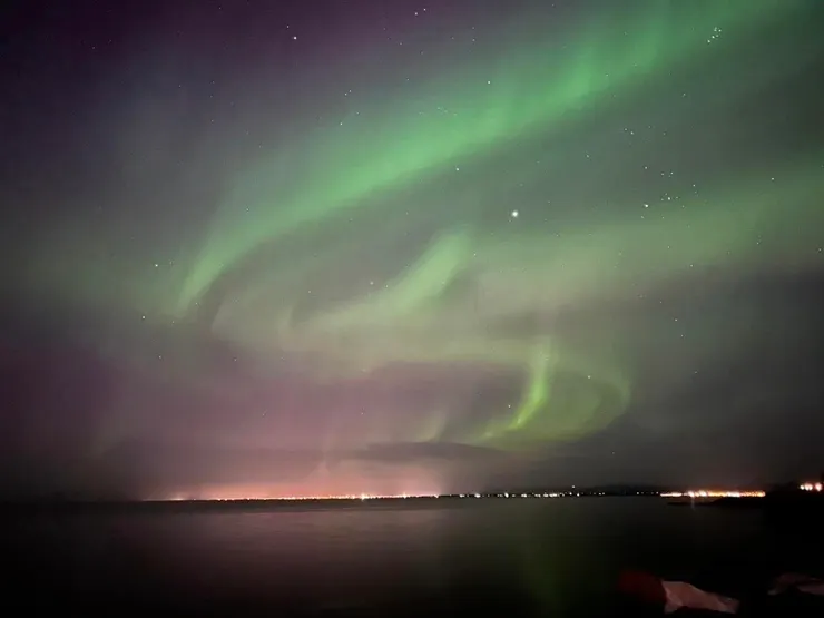 冰島看到的極光