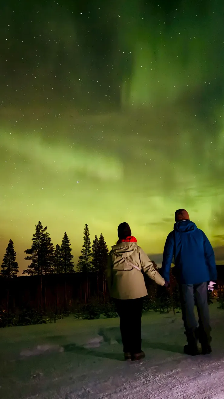 在夢幻的國度~芬蘭 我們一起牽手遇見了幸福的極光