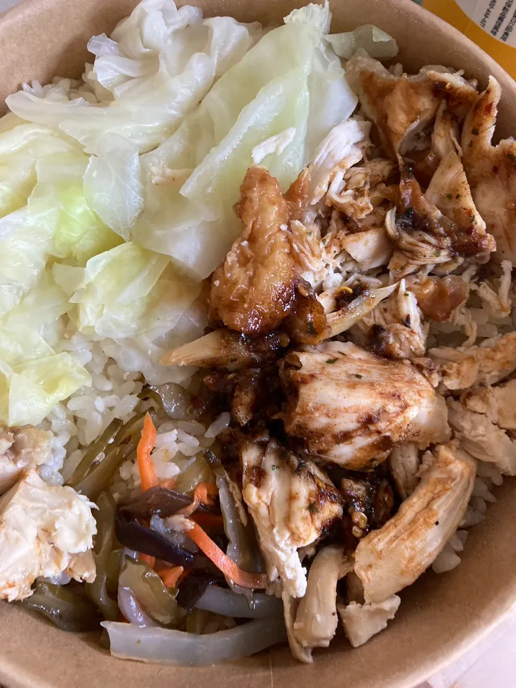 好吃推薦！青花椒麻手撕雞菜飯餐