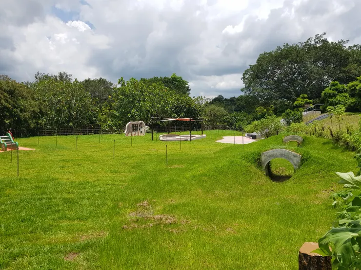 左鎮區光榮社區時光廊道園區活化既有閒置空地，獲得2023建築園冶獎肯定。