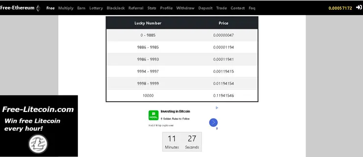 此圖為幣雕 ETH 點賺首頁