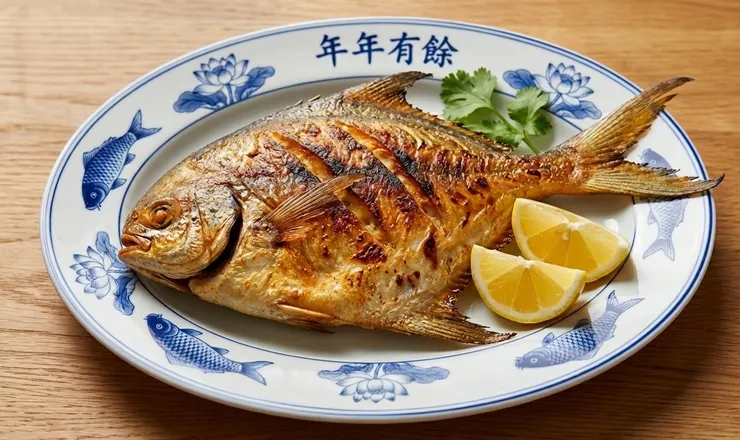 白鯧是華人過農曆新年必備的祝福料理