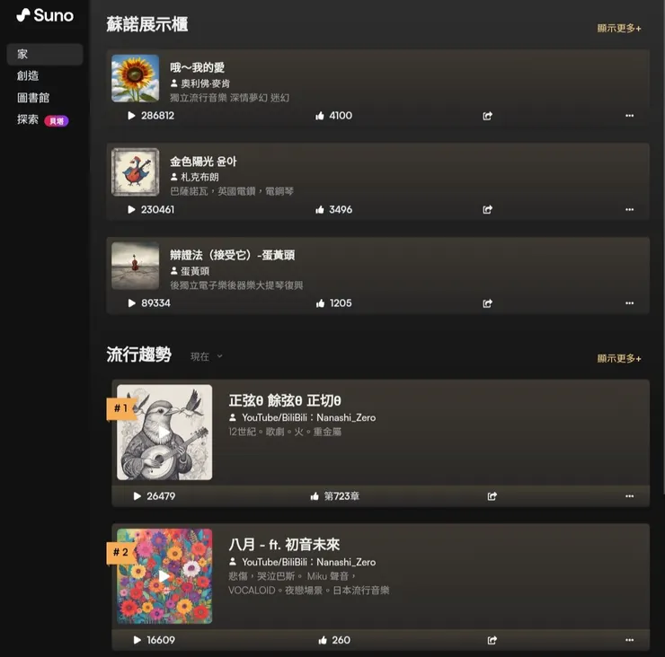 Suno AI 創作分享作品