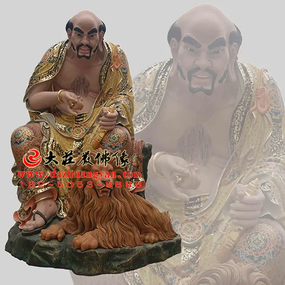 ‌半托迦尊者‌彩繪塑像