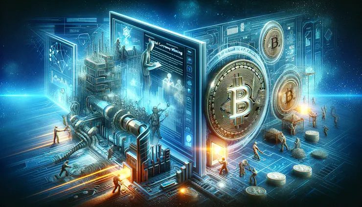 比特幣AI生成圖片