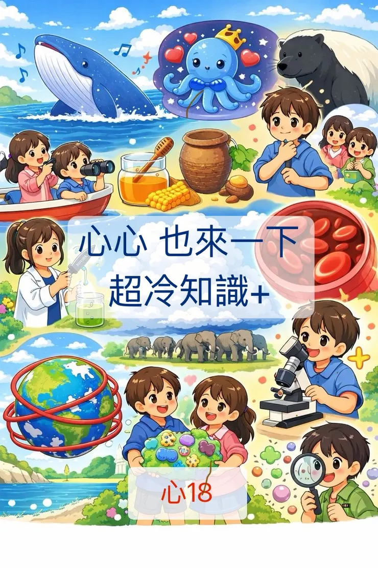 寶貝們一定還有更多酷酷冷知識可以分享的！