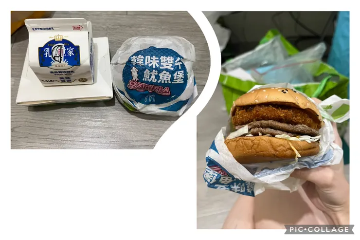 新口味辣味雙牛魷魚堡。