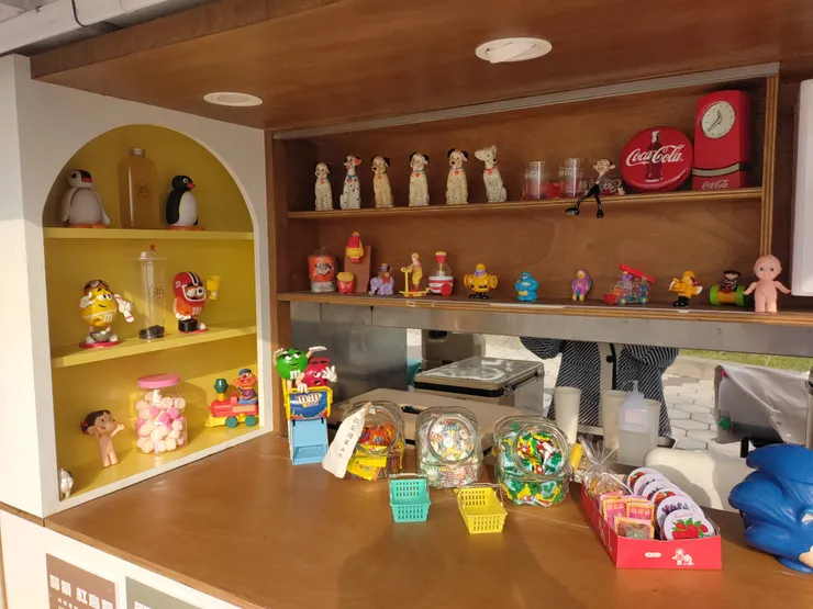 攤車上的擺設品