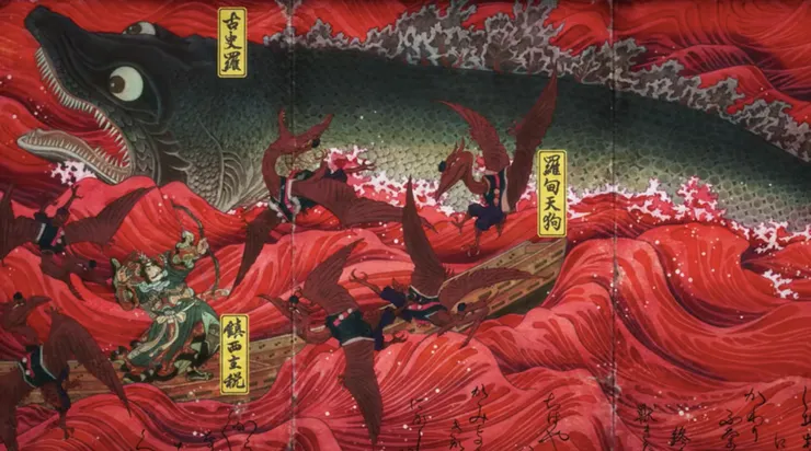 哥吉拉-奇異點的遠古傳說從這幅畫開始