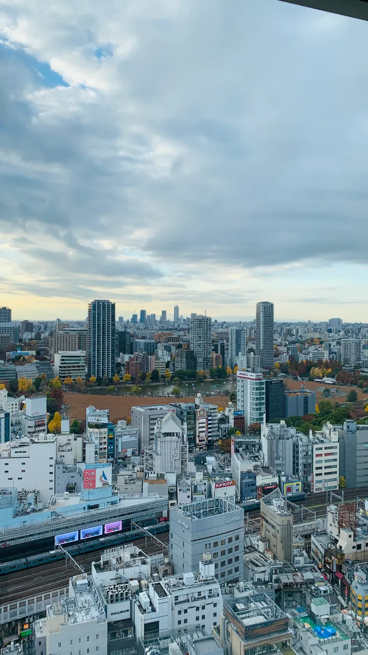 從飯店窗外眺望的景色