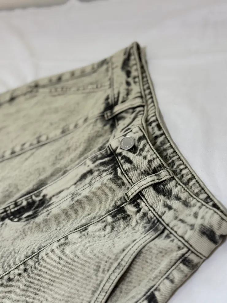 霧灰綠機能樣版褲