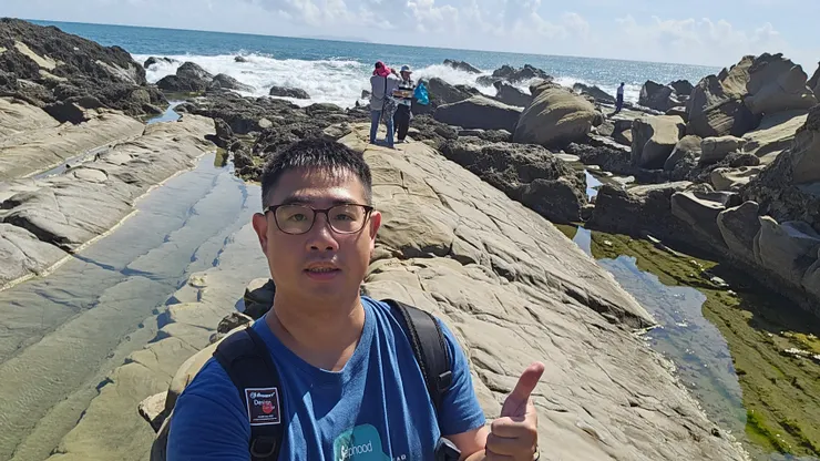 台東小野柳我終於來了!今天天氣超好!