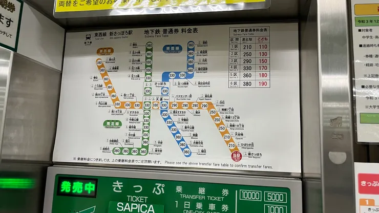 搭到巴士中心前的價格是290日圓。