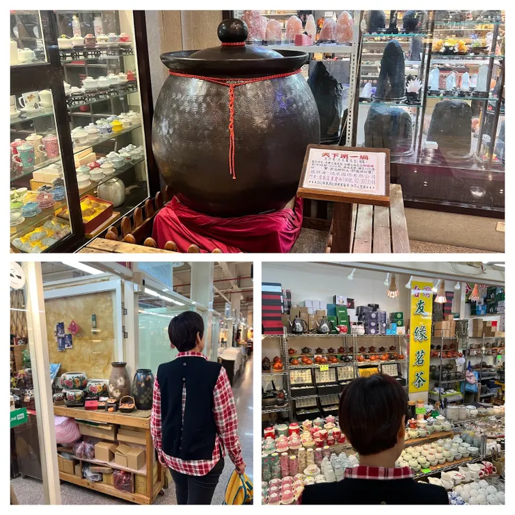 販售的商品以陶瓷和玻璃居多， 包括藝術品和生活用品。