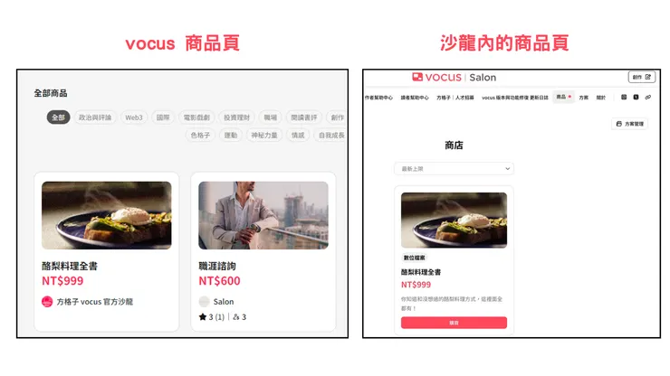 審核通過後,商品立即開始販售!