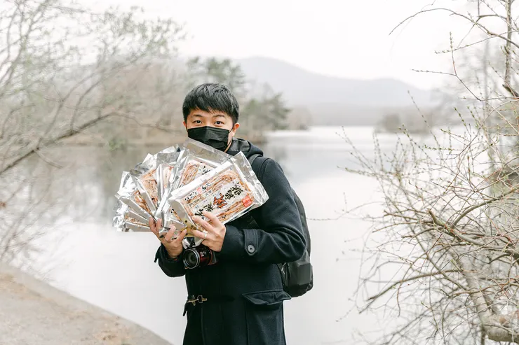 外帶款的烏賊包裝