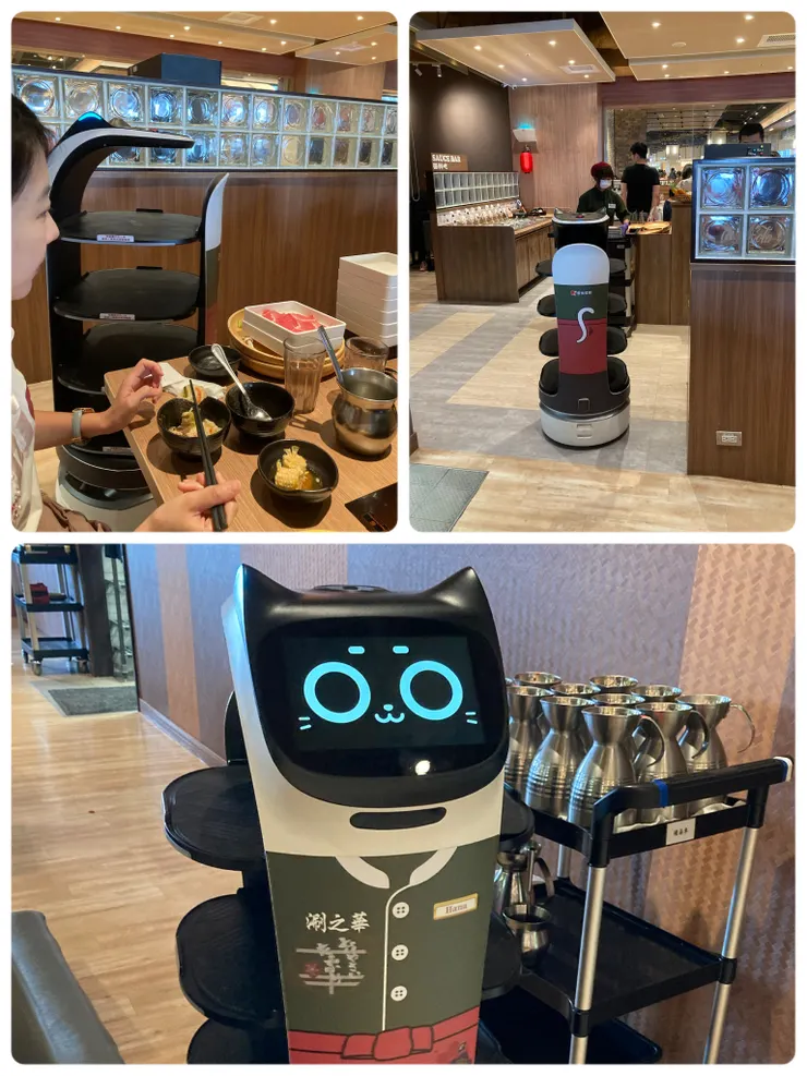 機器貓送餐囉！