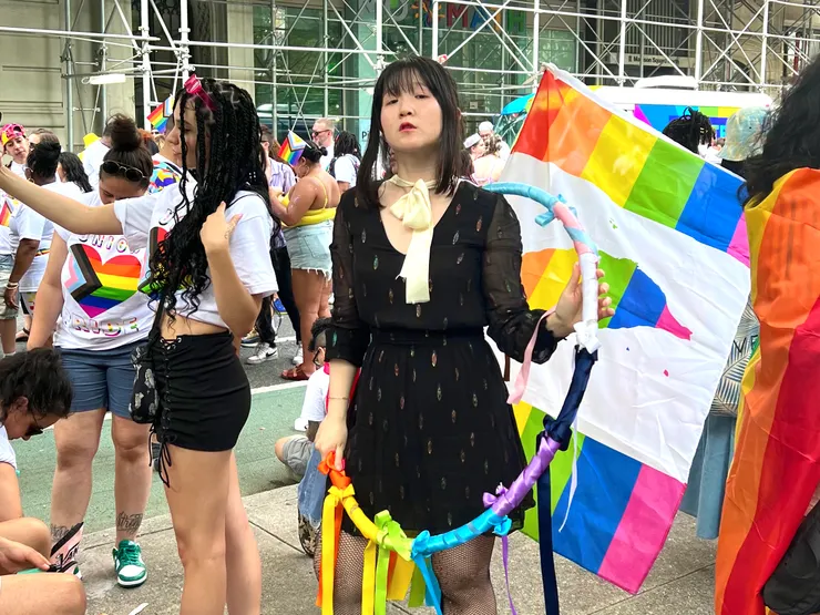 受紐約台灣人社群邀請參與2023年紐約同志大遊行 2023 NYC Pride March. Jun 25, 2023.